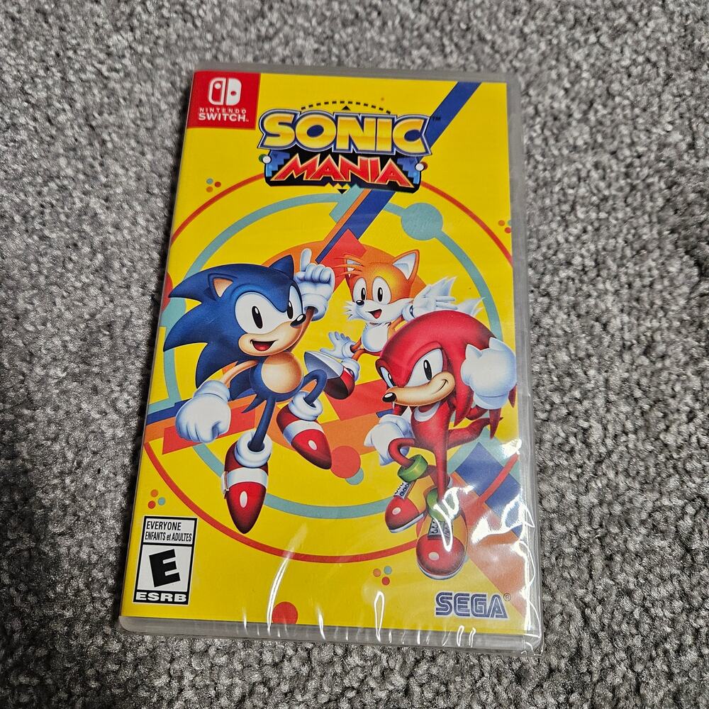 Sonic Mania Sega Nintendo Switch New Sealed